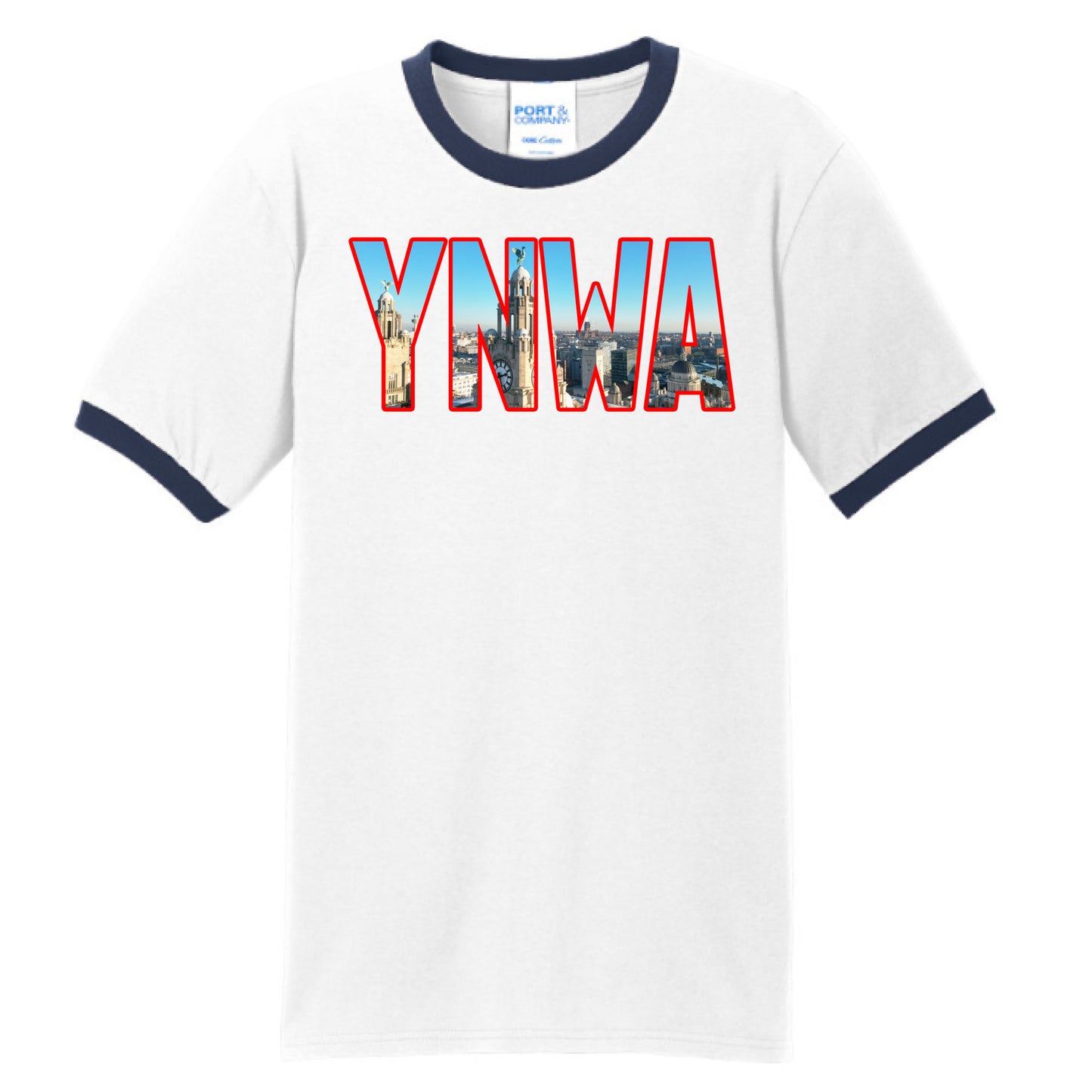 White/Navy - FRONT
