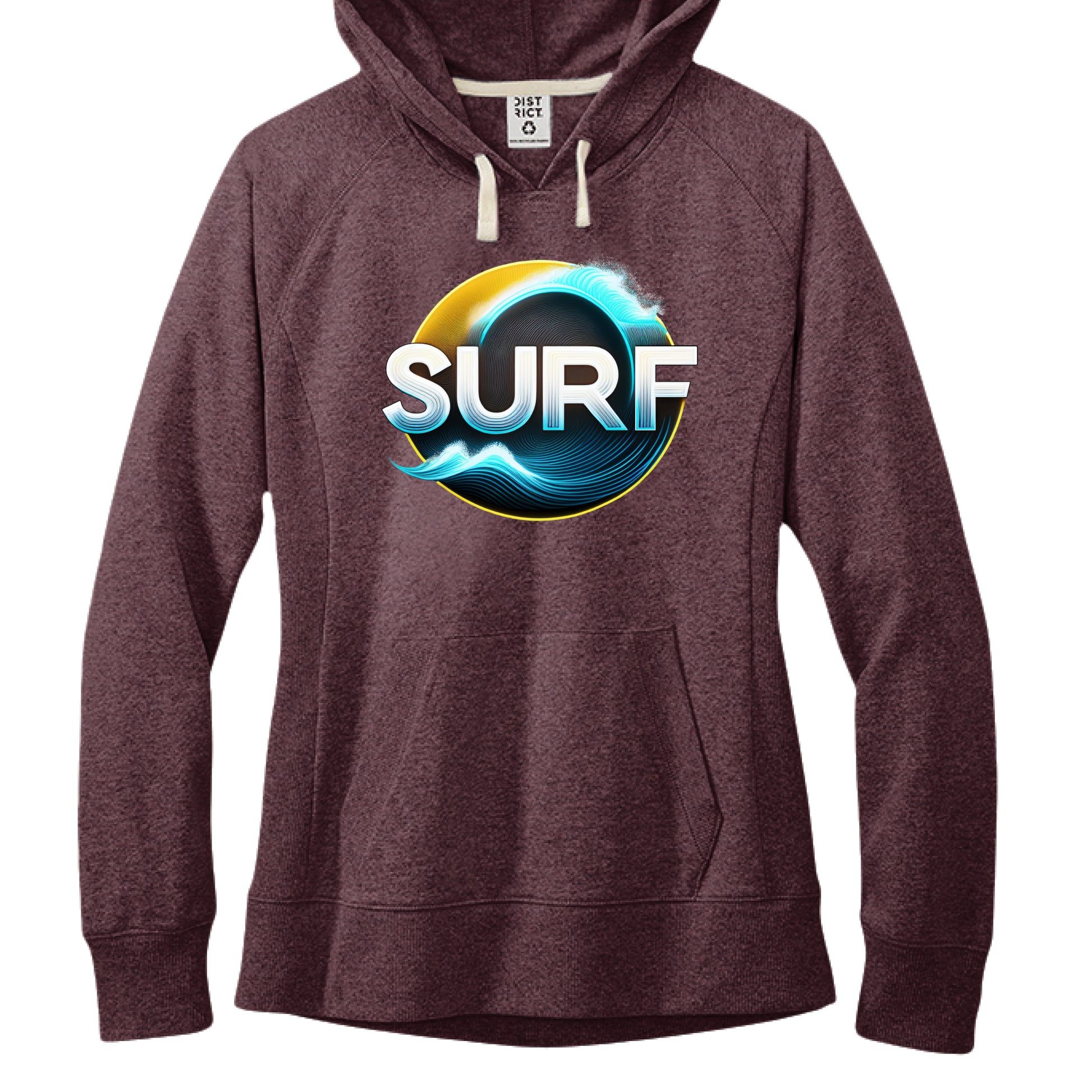 Maroon Heather - FRONT