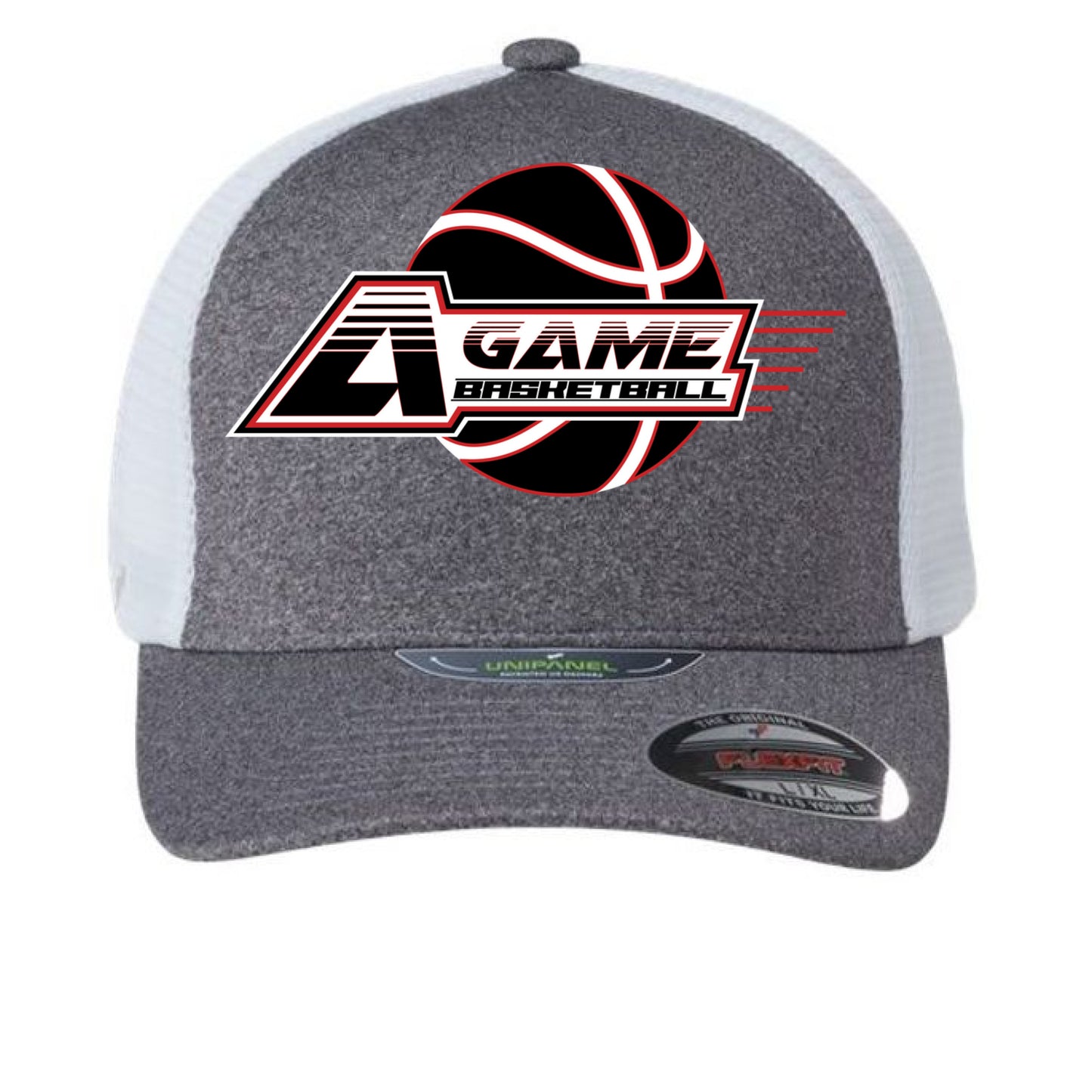 Melange Heather/ White - FRONT