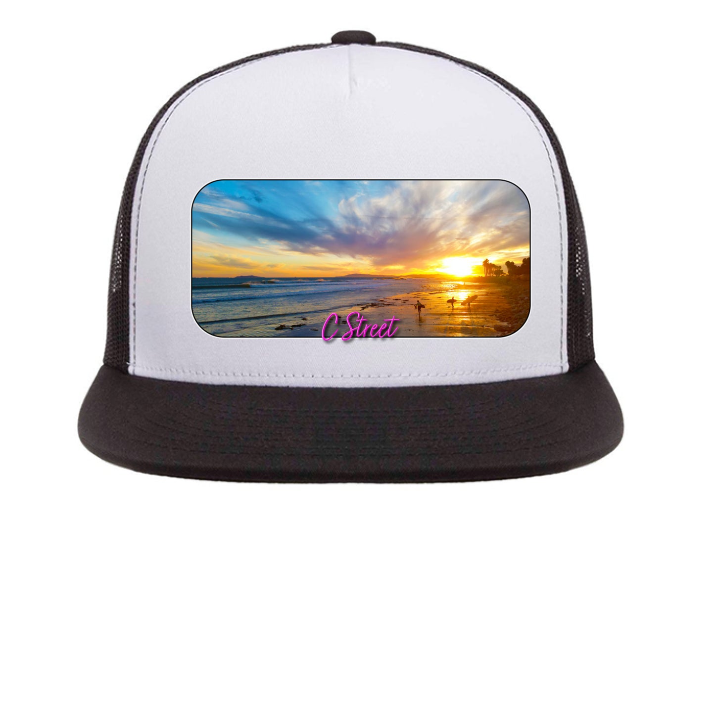 Black/ White/ Black - FRONT