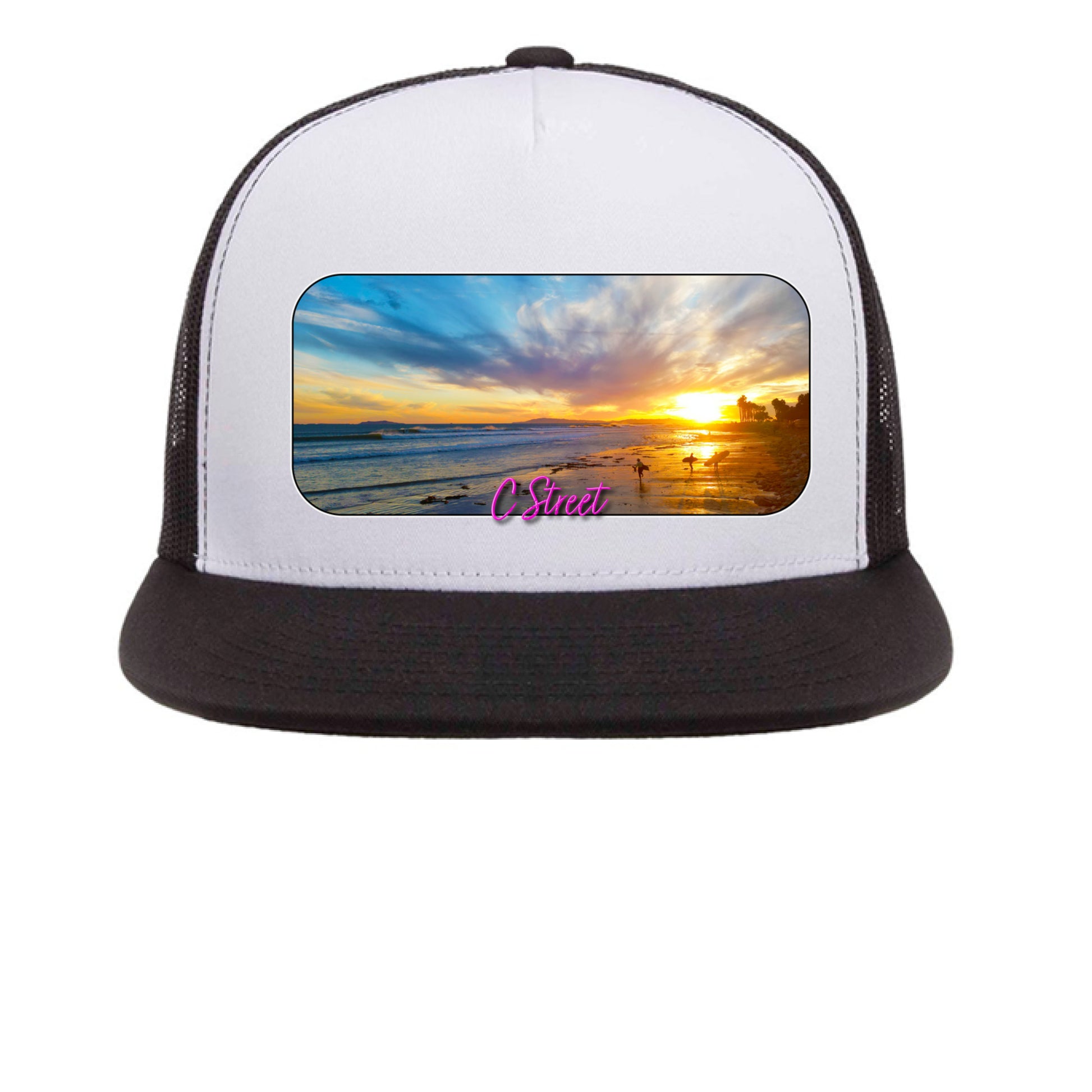 Black/ White/ Black - FRONT