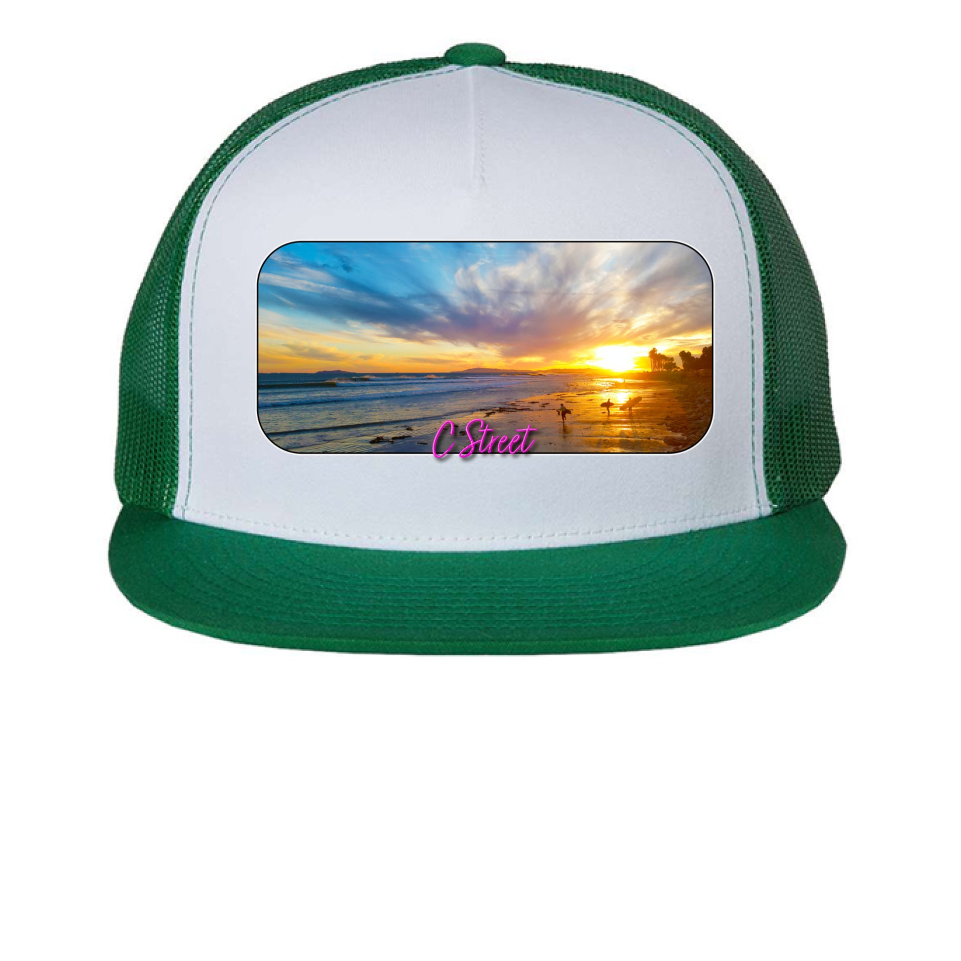 Kelly/ White/ Kelly - FRONT