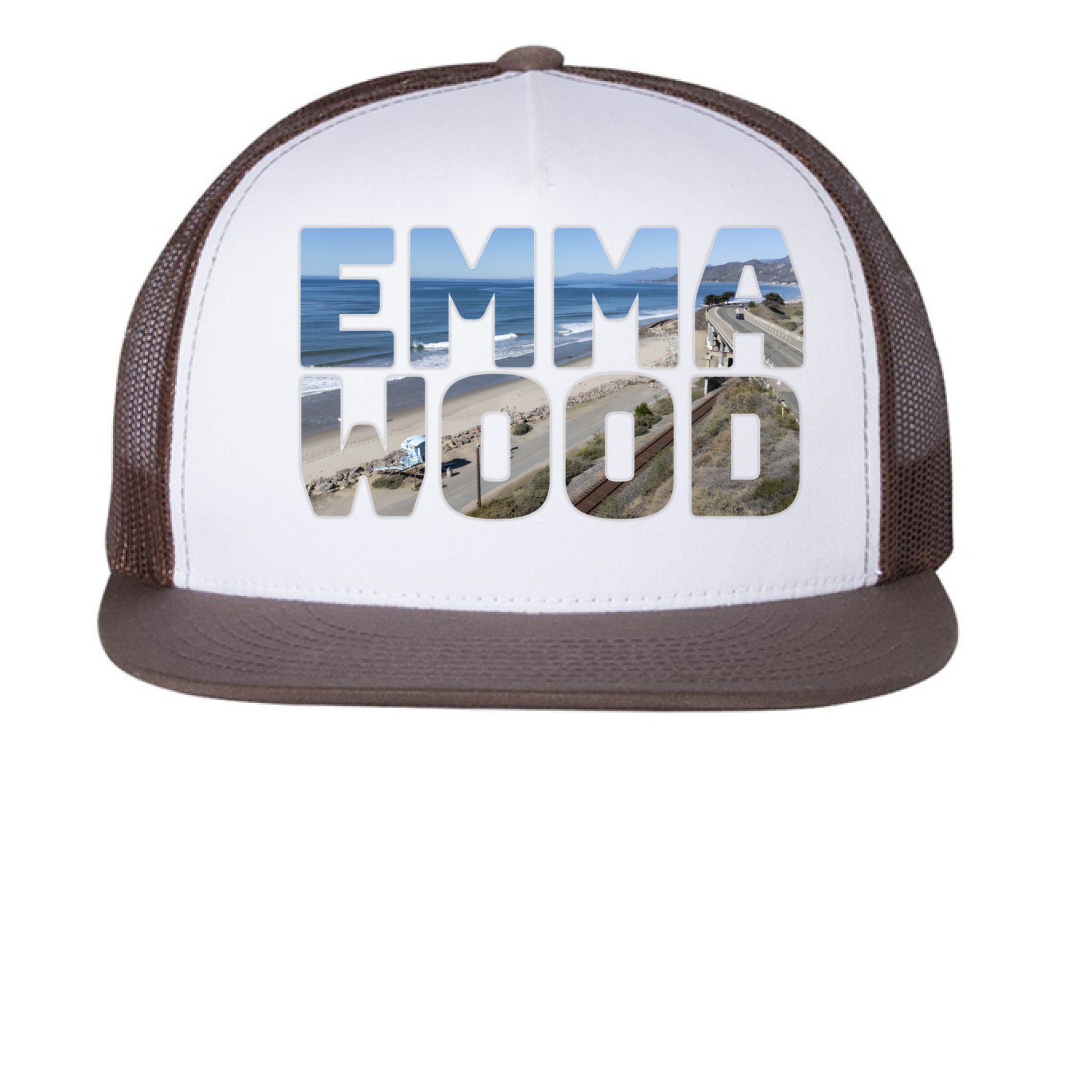 Brown/ White/ Brown - FRONT