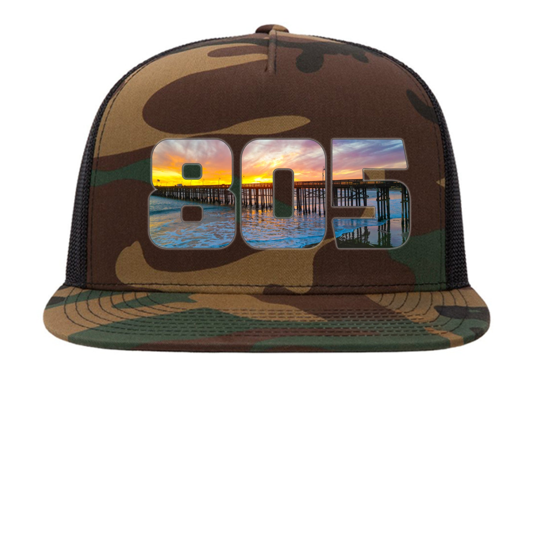 Green Camo/ Black - FRONT