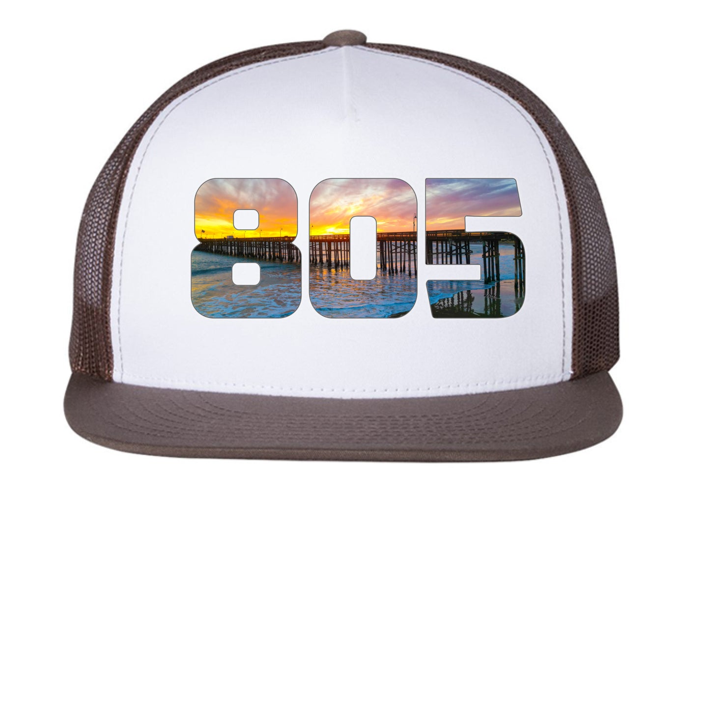 Brown/ White/ Brown - FRONT