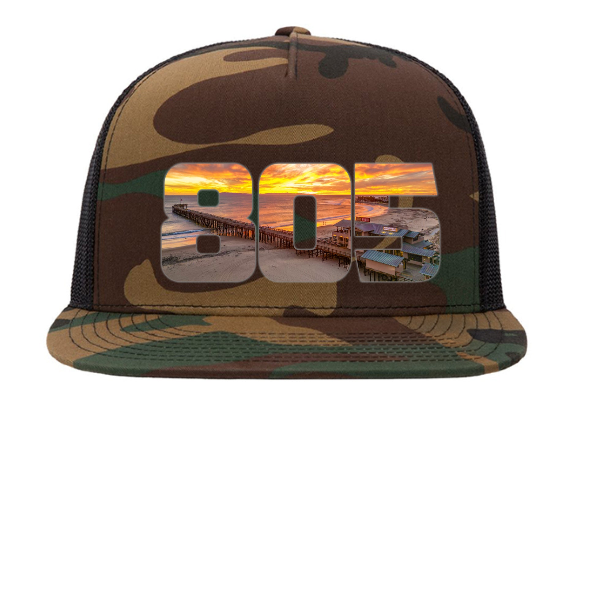 Green Camo/ Black - FRONT