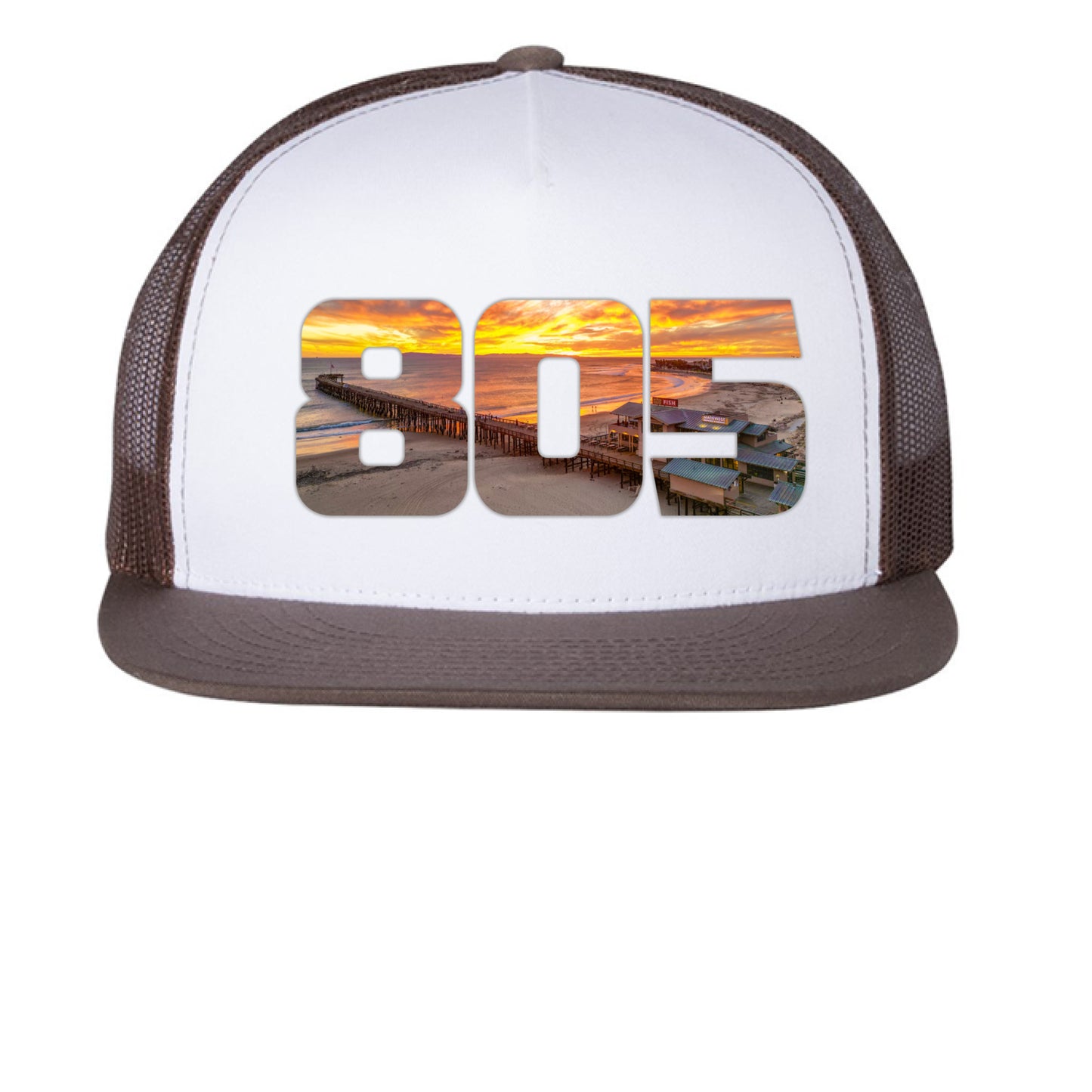 Brown/ White/ Brown - FRONT