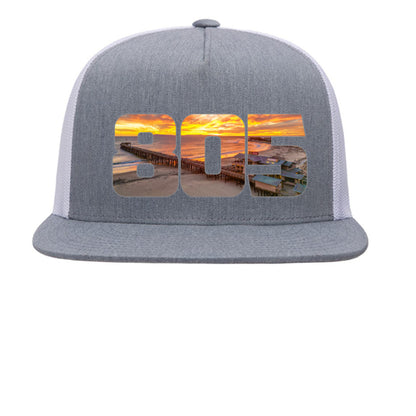 Heather/ White - FRONT