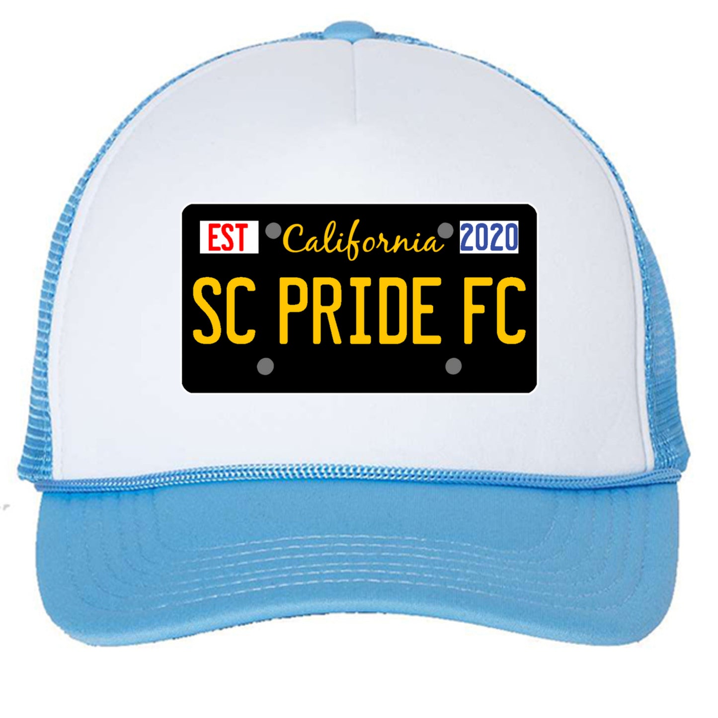 White/ Baby Blue - FRONT