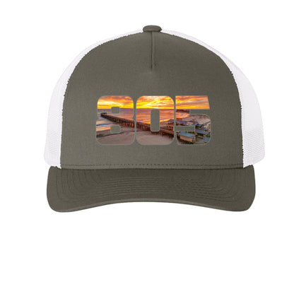 Charcoal/ White - FRONT