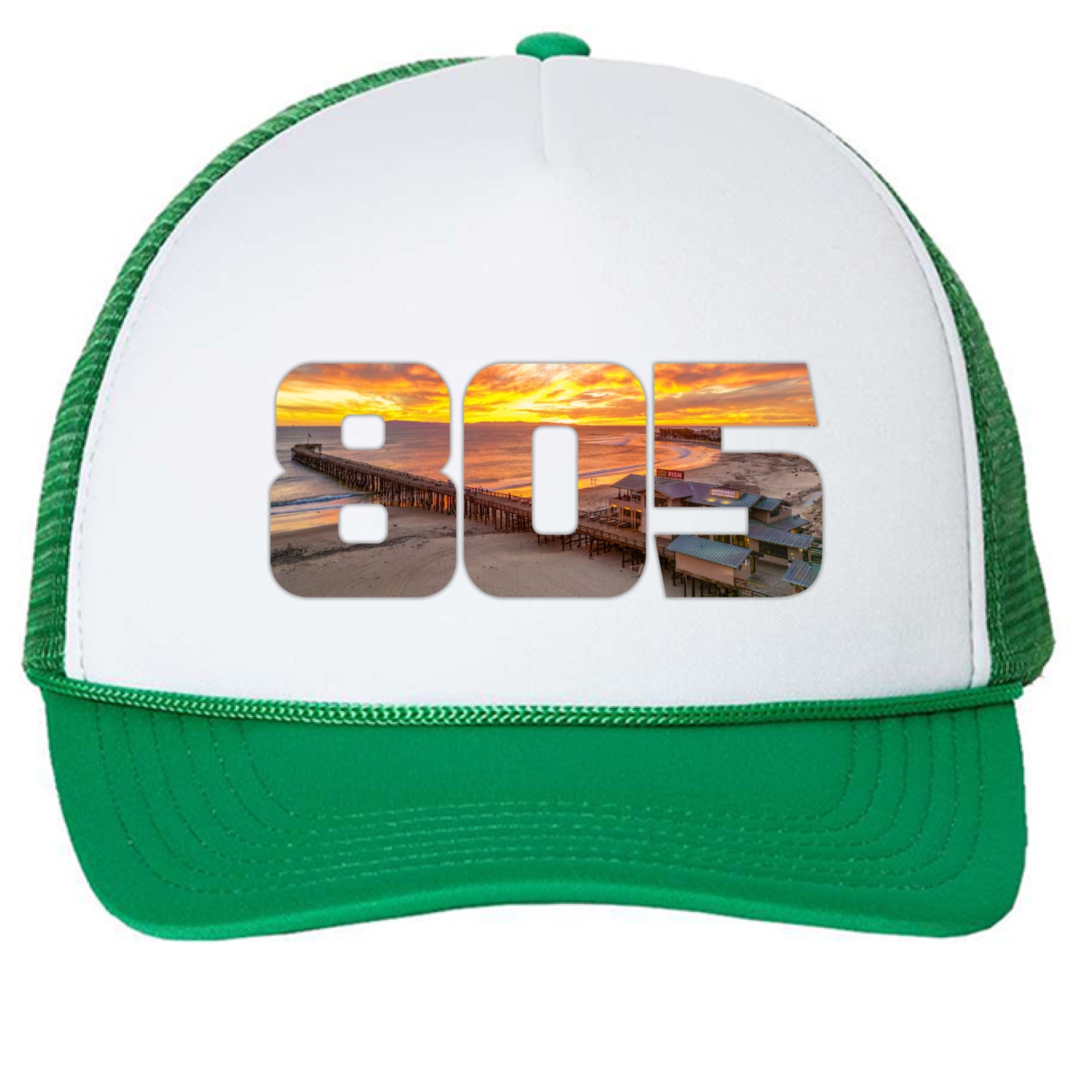 White/ Kelly - FRONT