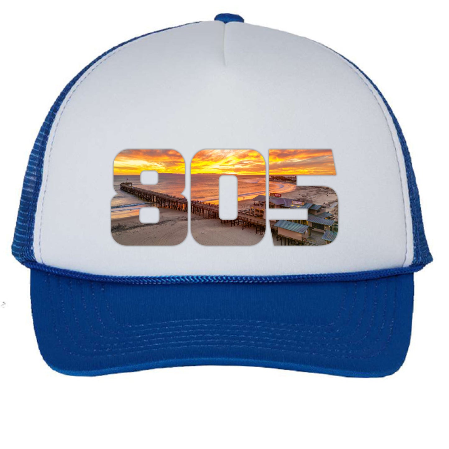 White/ Royal - FRONT