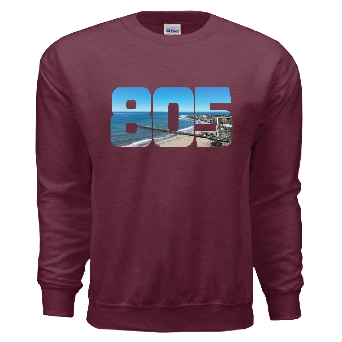 Heather Sport Dark Maroon - FRONT