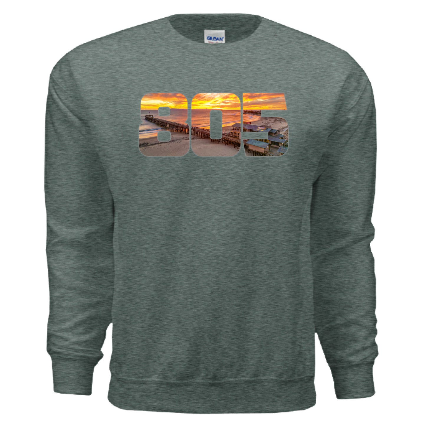 HEATHER SPORT DARK GREEN - FRONT