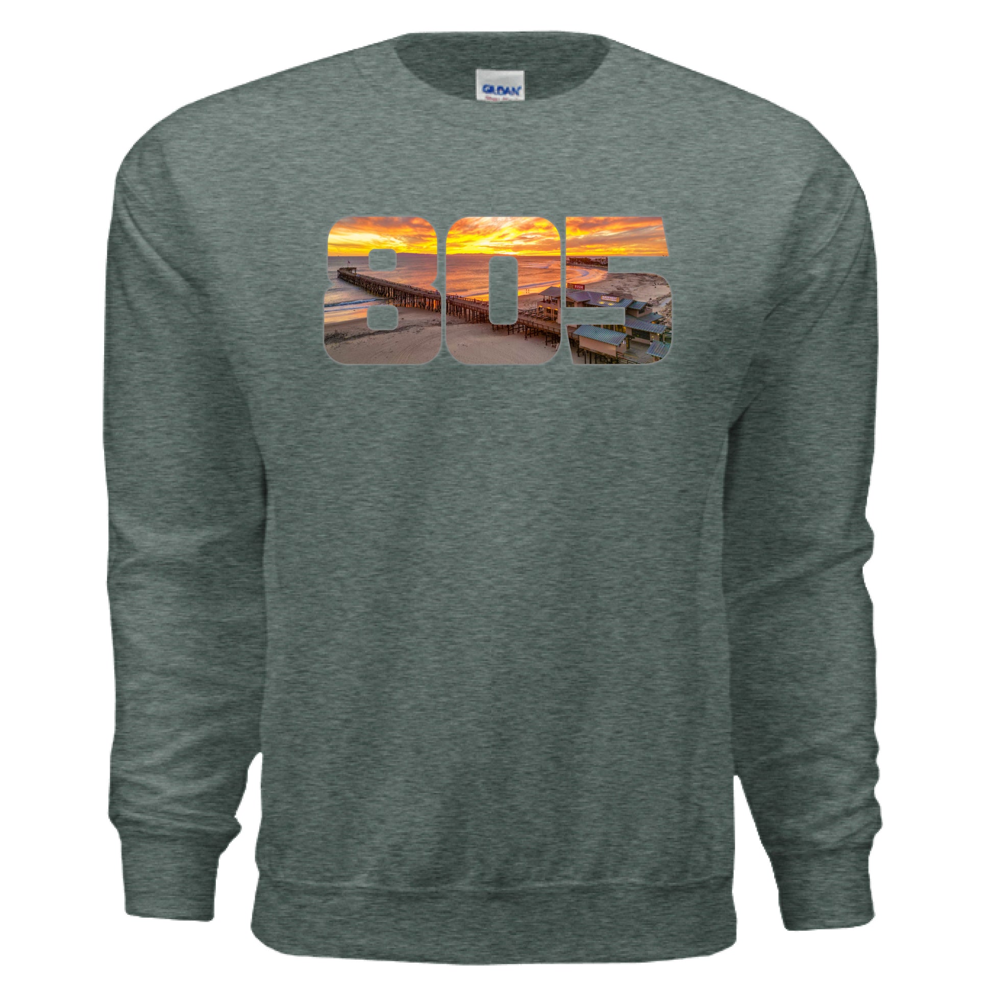 HEATHER SPORT DARK GREEN - FRONT