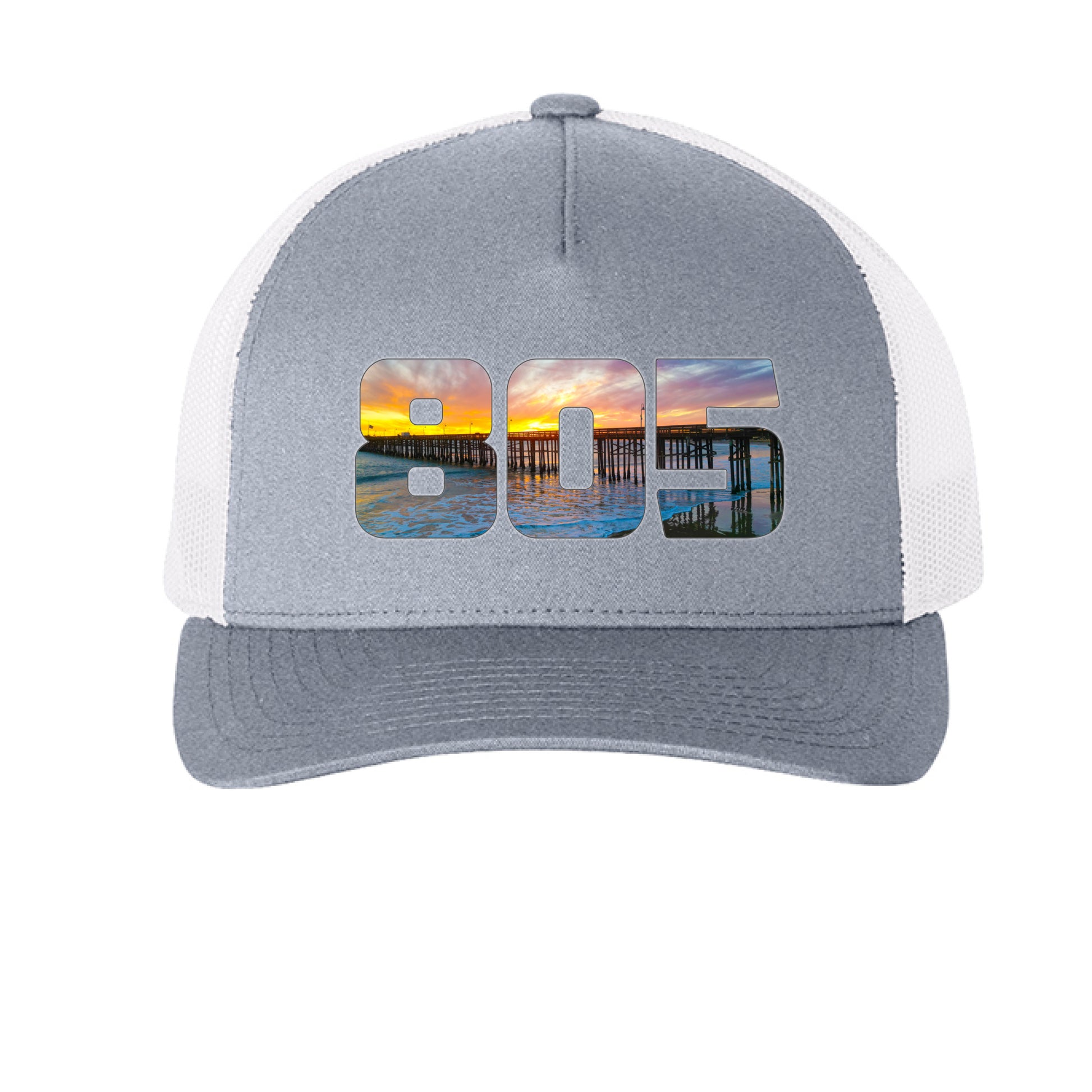 Heather/ White - FRONT